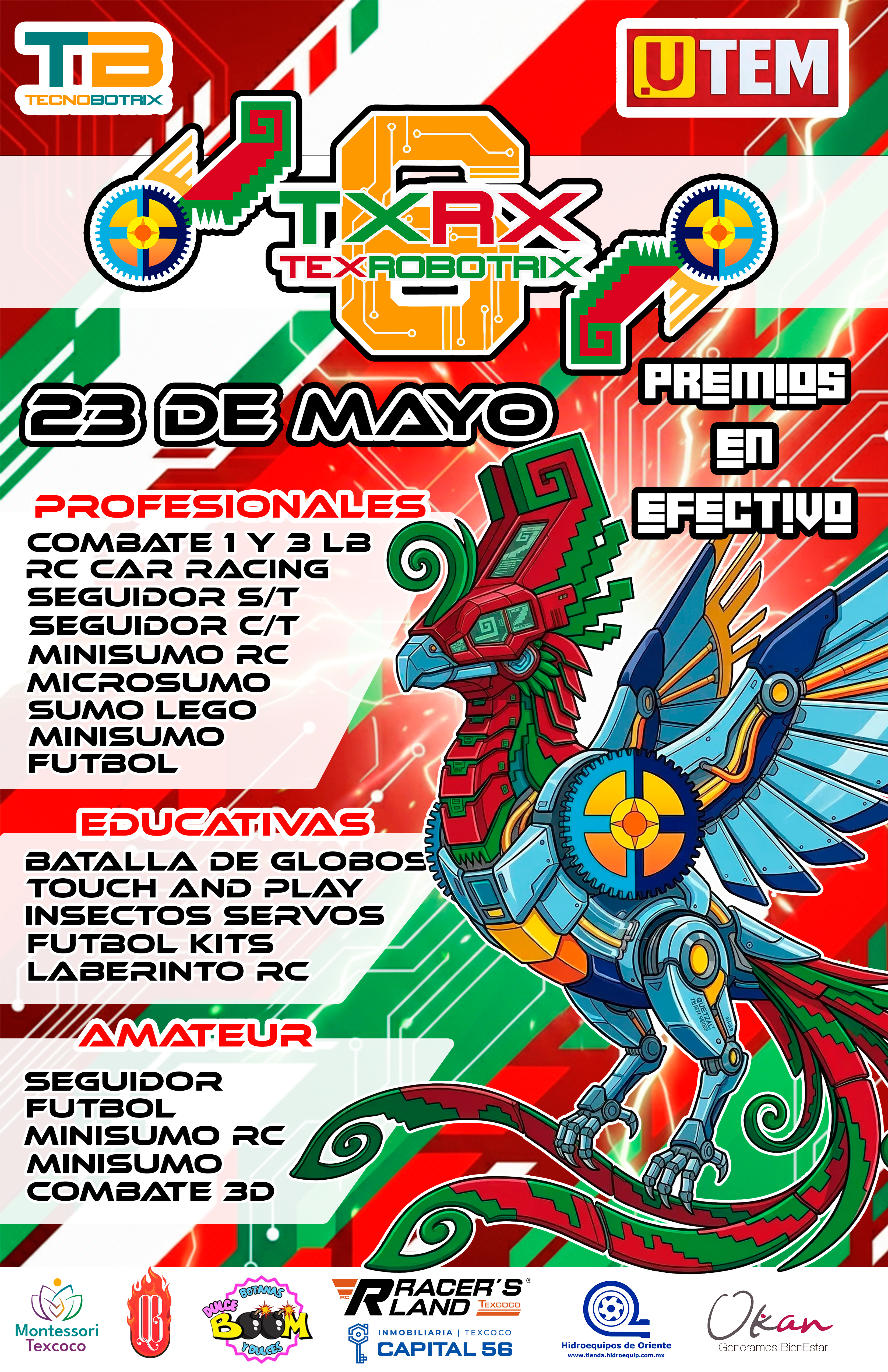 Póster Oficial TexRobotrix TXRX 6